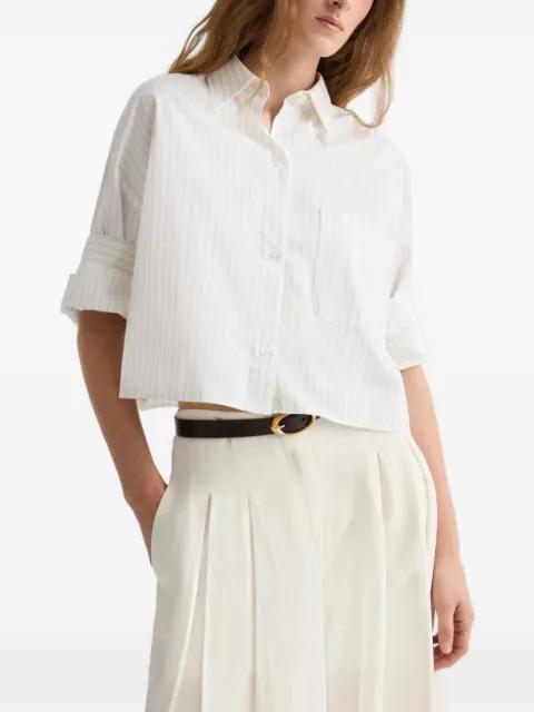 Next Ex pinstripe cropped shirt by TWP