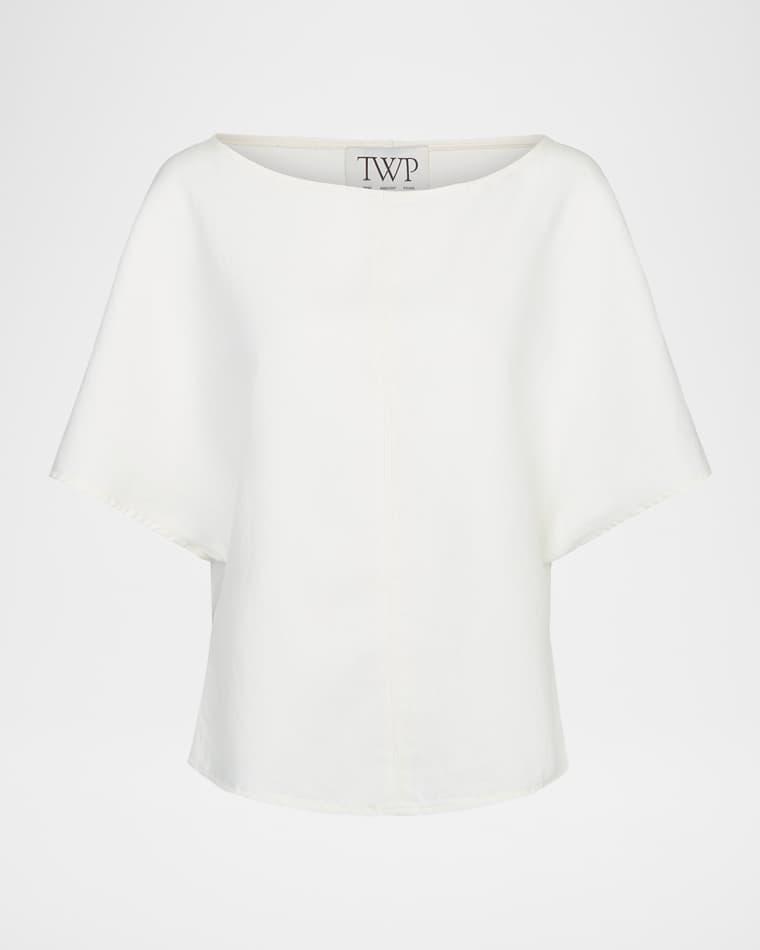 Simple T in Denim Shirting by TWP