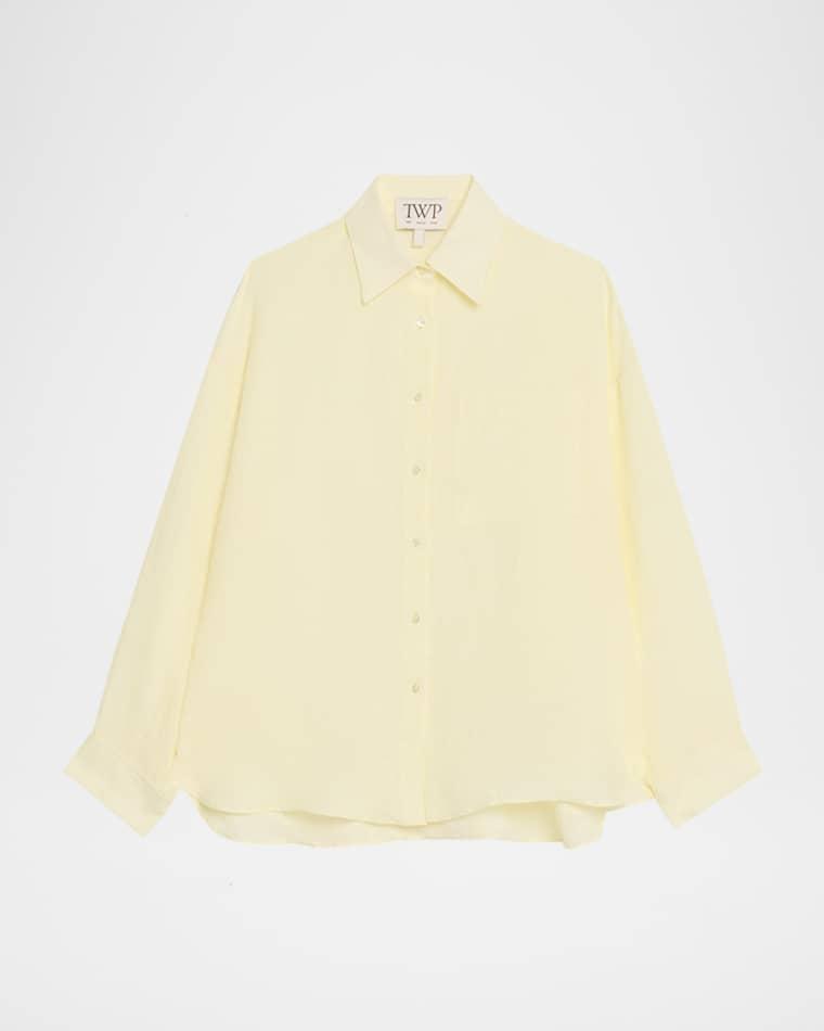 Something Borrowed Linen Shirt by TWP