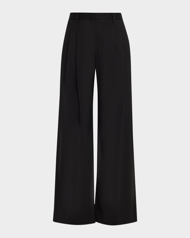 Sulli Pants with Tux Stripes in Stretch Wool Suiting by TWP