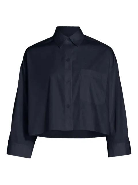 Superfine pocket cropped shirt by TWP