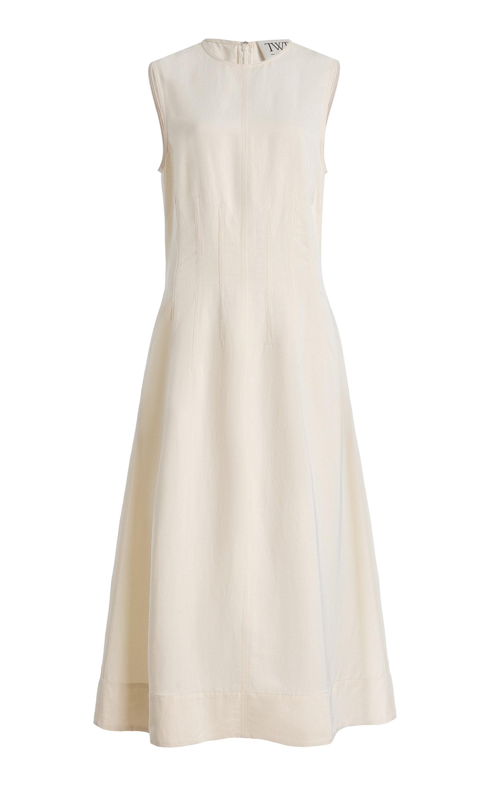 TWP Dart-Detailed Crew Neck Dress - Moda Operandi by TWP