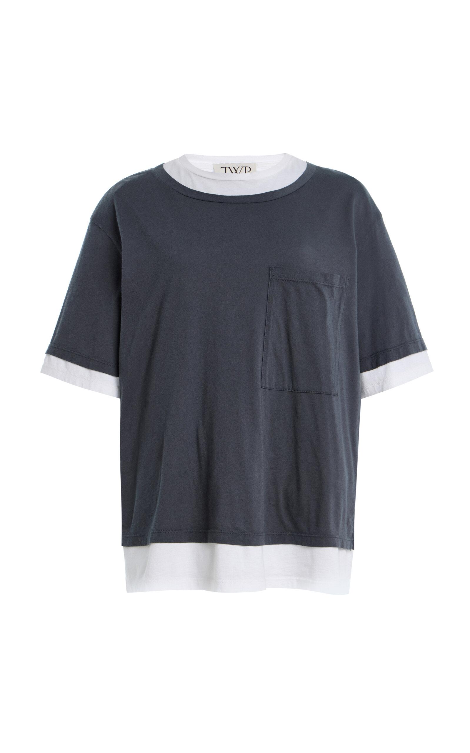 TWP Double Up Layered Cotton T-Shirt - Moda Operandi by TWP