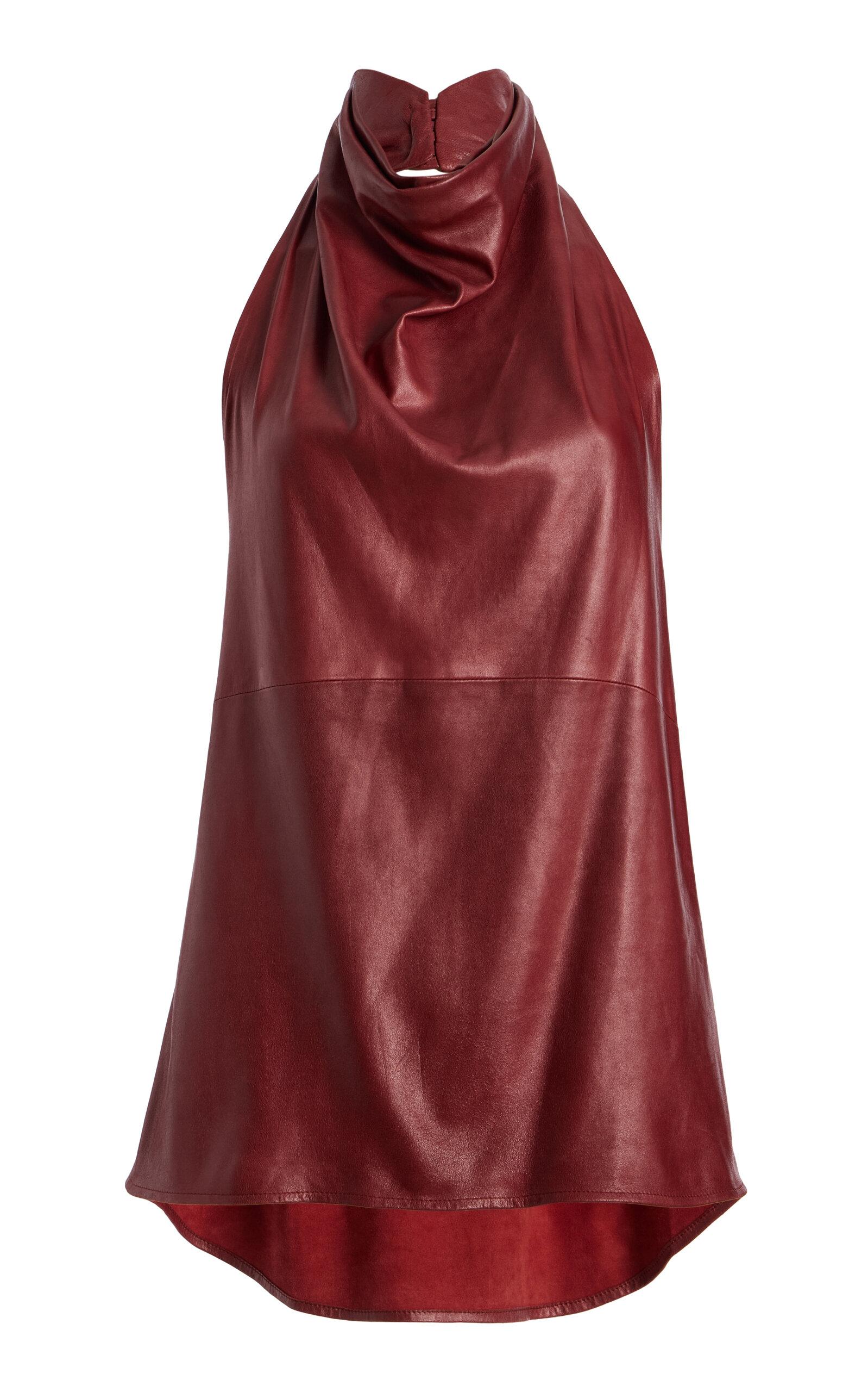 TWP Friday Night Leather Top - Moda Operandi by TWP