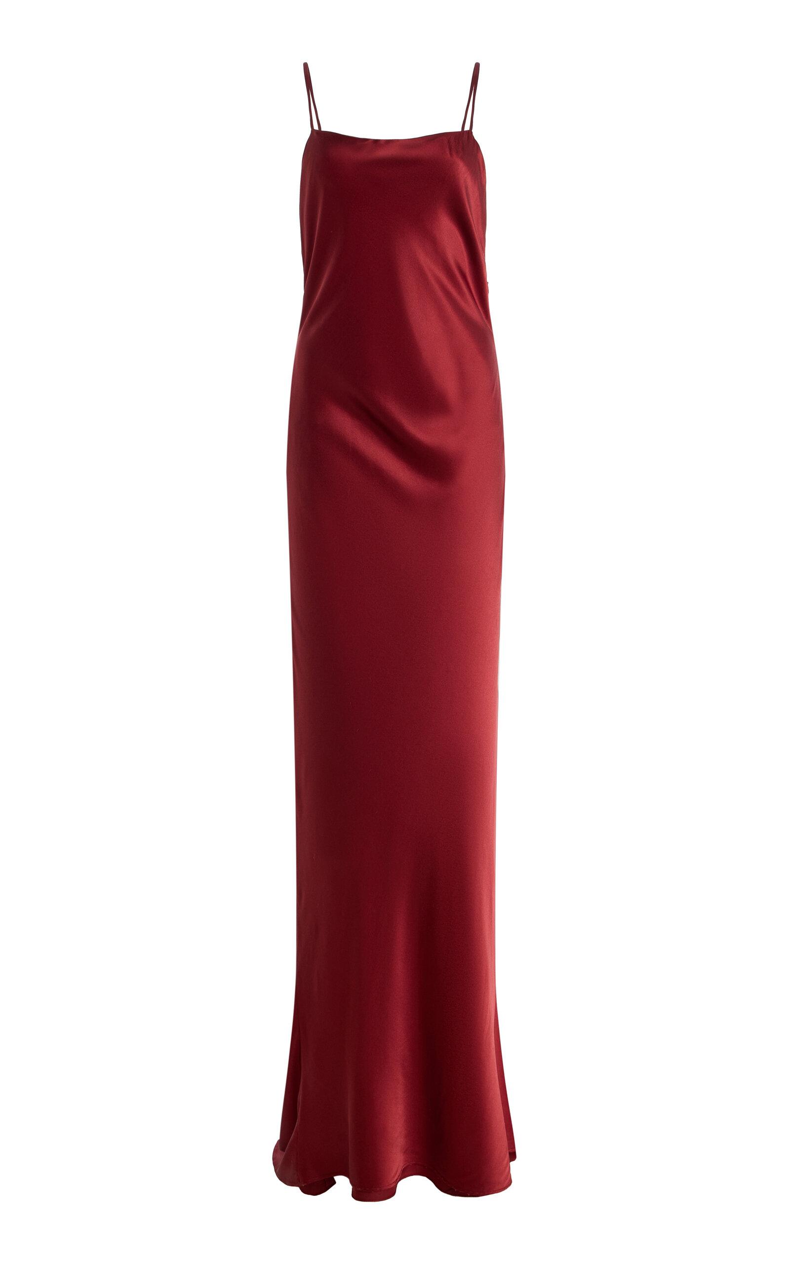 TWP Scoop Back Stretch-Silk Maxi Dress - Moda Operandi by TWP