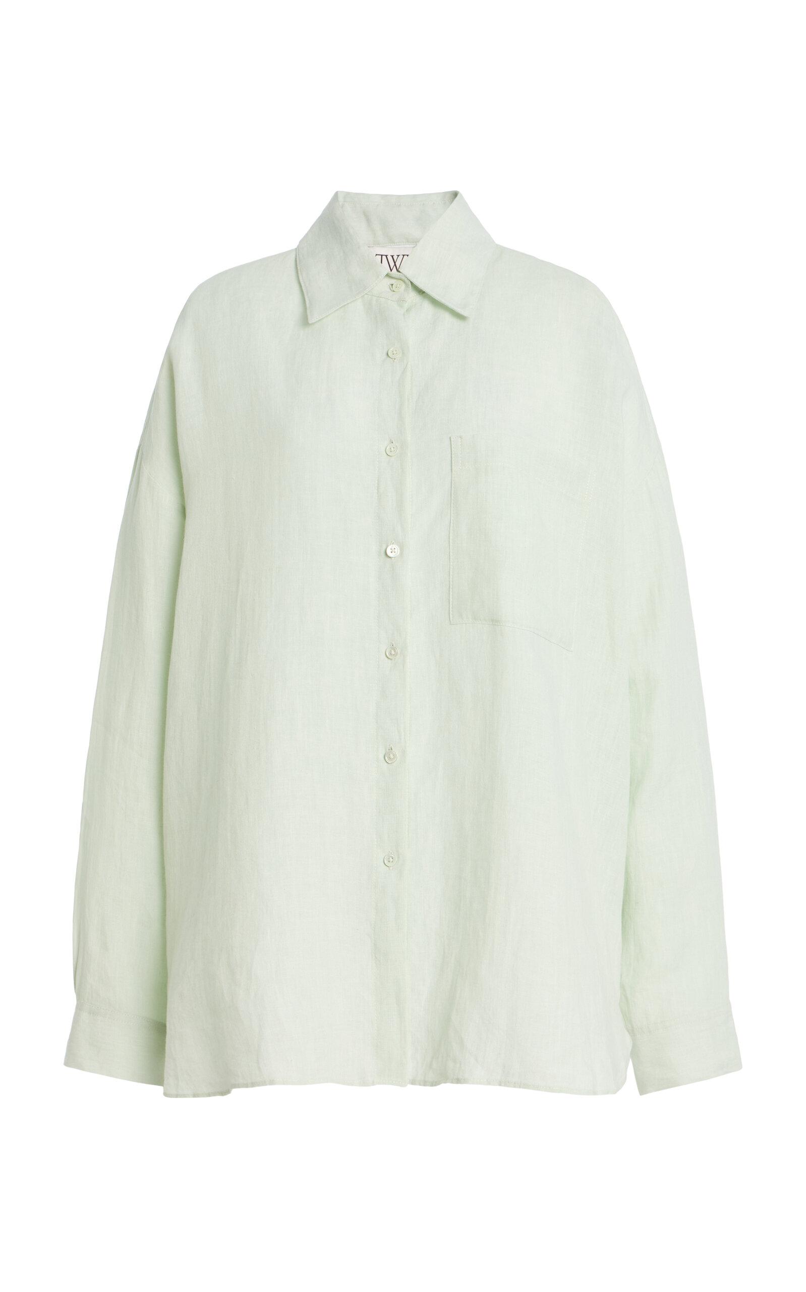 TWP Something Borrowed Oversized Linen Shirt - Moda Operandi by TWP