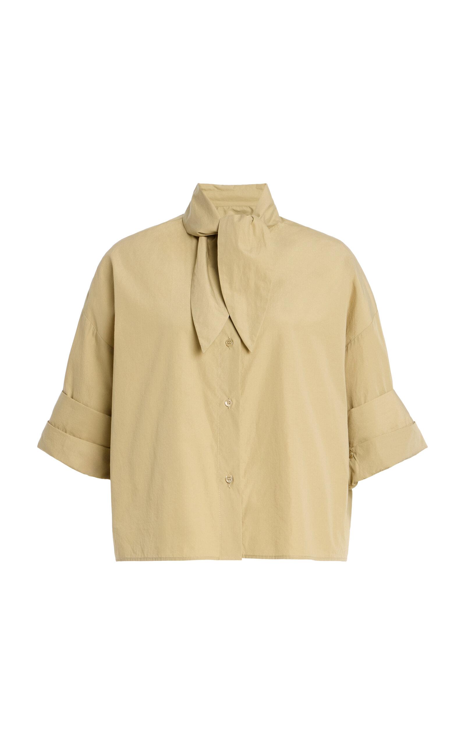 TWP Tie One On Cropped Cotton Shirt - Moda Operandi by TWP