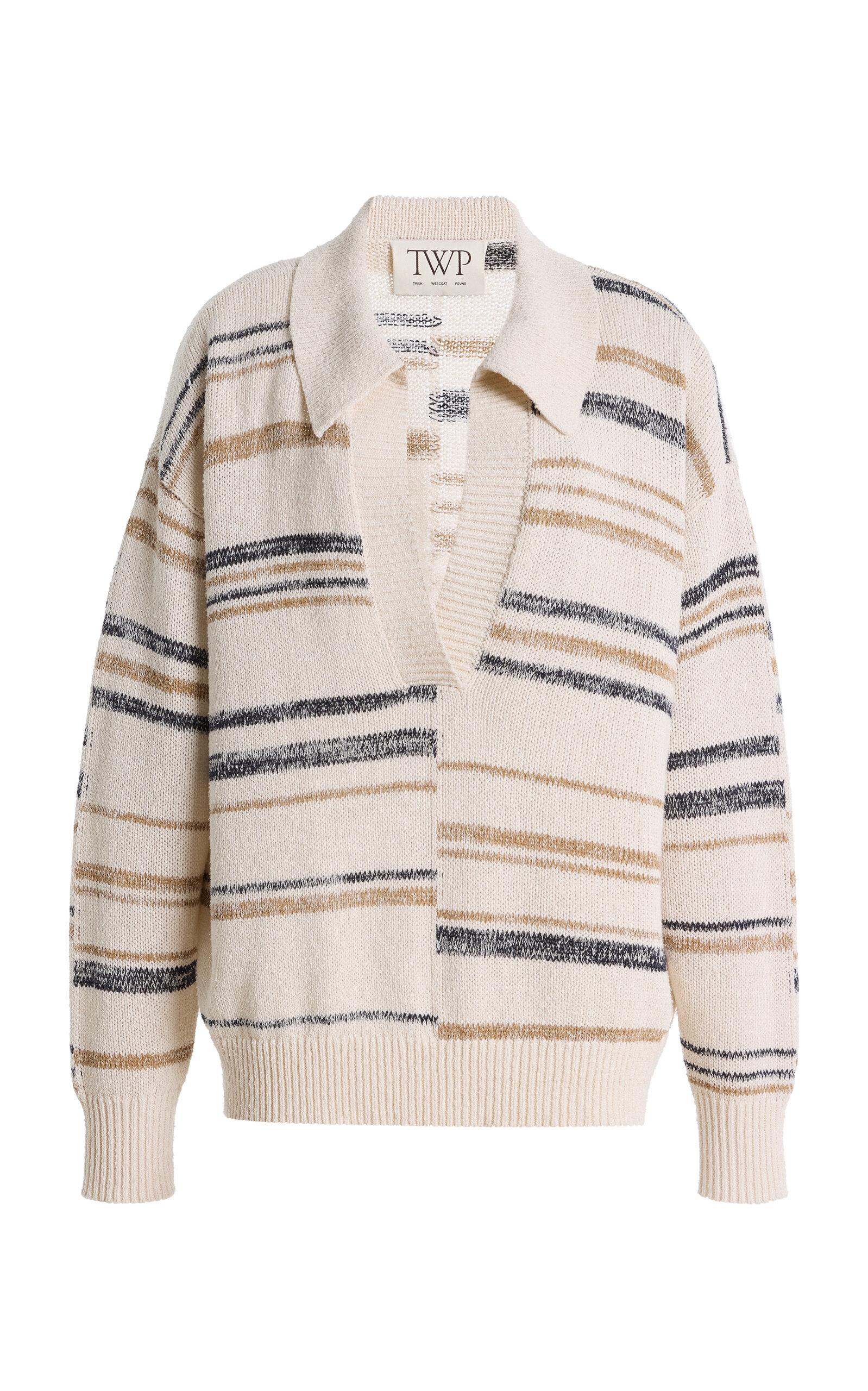 TWP V Neck Long Sleeve Polo - Moda Operandi by TWP