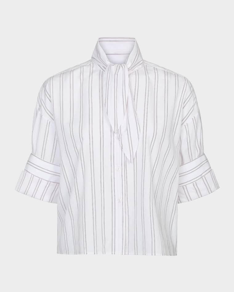 Tie One On Poplin Shirt by TWP