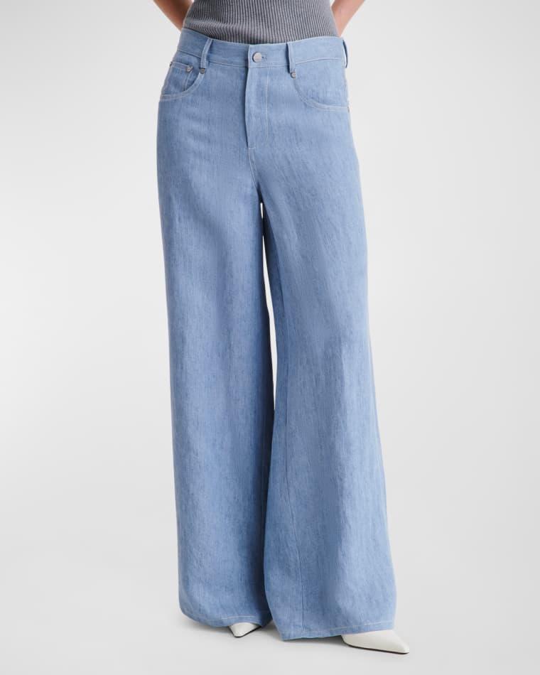 Tiny Dancer Wide-Leg Denim Jeans by TWP