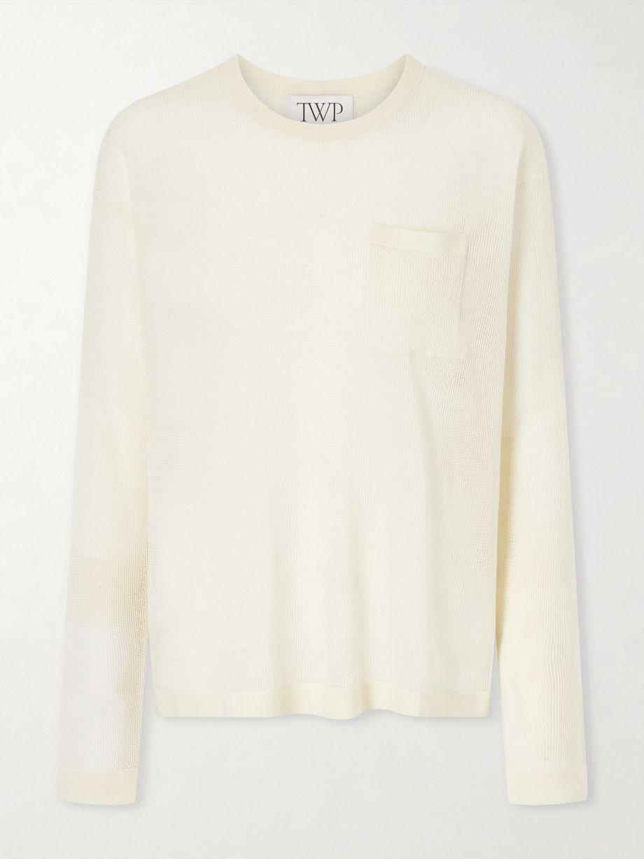 WSH crocheted cashmere sweater by TWP