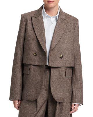 Wool & Cashmere Layered Blazer by TWP