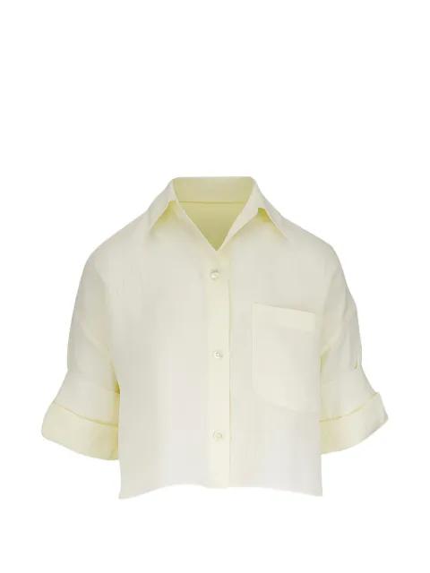cropped short-sleeve shirt by TWP