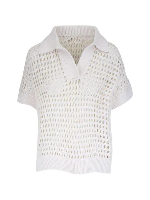 oversized polo-collar sweater by TWP