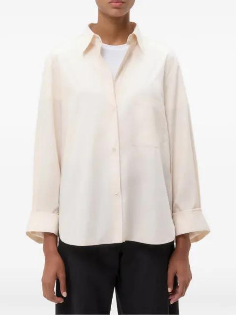 patch-pocket button-up shirt by TWP