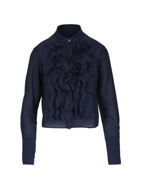 ruffled blouse by TWP
