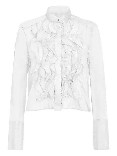 ruffled patti blouse by TWP