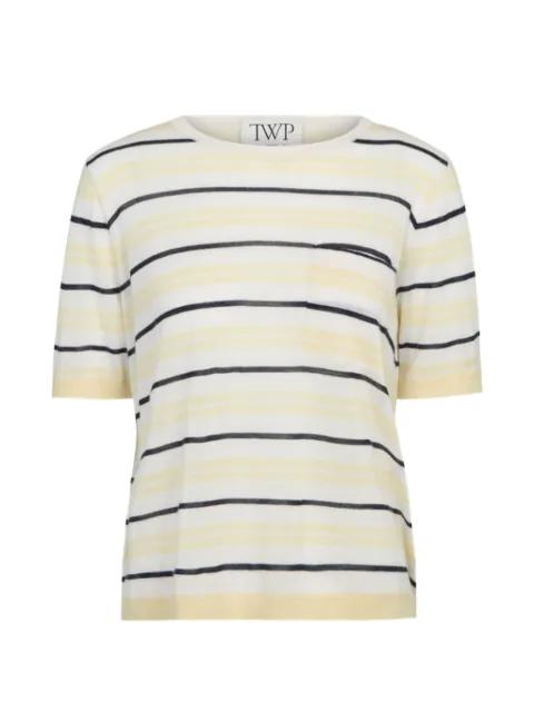 striped chest-pocket T-shirt by TWP
