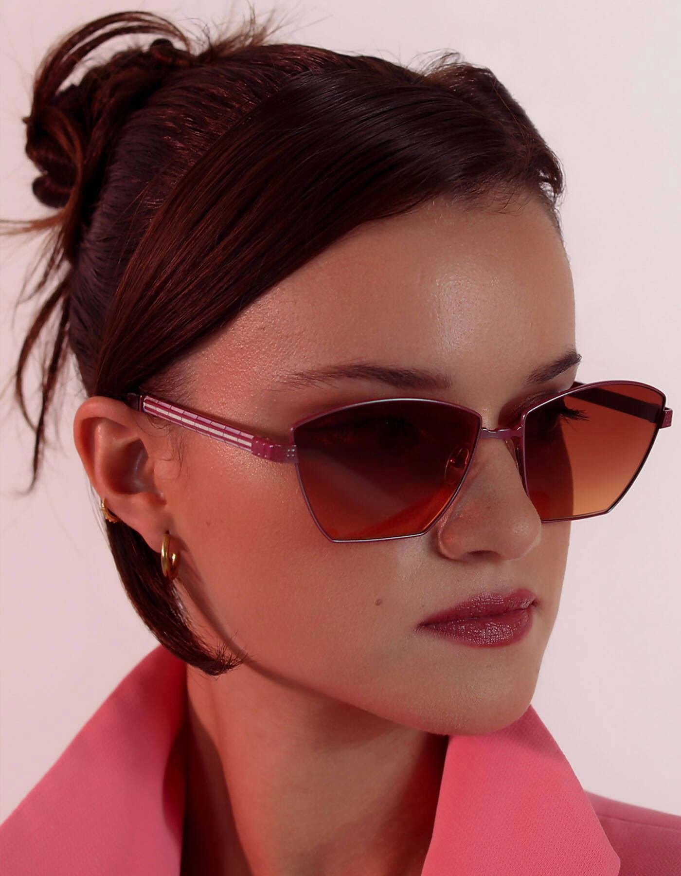 LABYRINTHE in Lava by TYCHE + ISET EYEWEAR