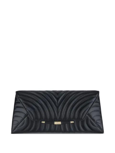 Aimee quilted leather clutch bag by TYLER ELLIS
