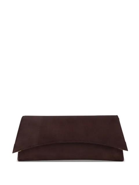 Veronica suede clutch bag by TYLER ELLIS