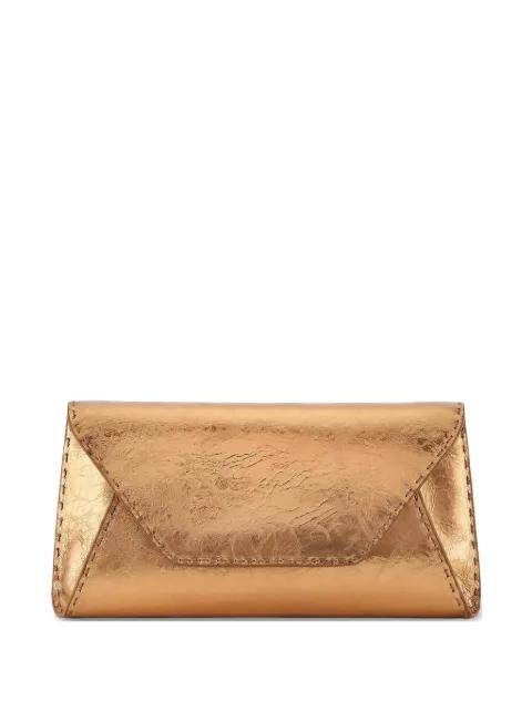 large Eloise metallic-leather clutch bag by TYLER ELLIS
