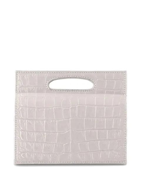 mini Stella crocodile-effect tote bag by TYLER ELLIS