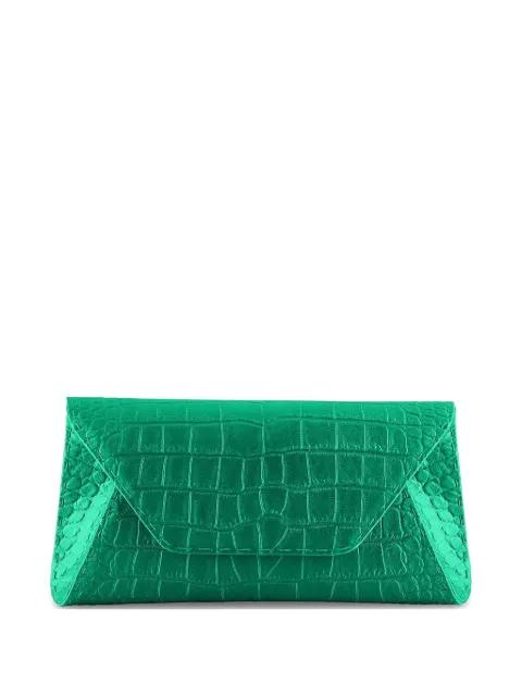 small Eloise croc-effect clutch bag by TYLER ELLIS