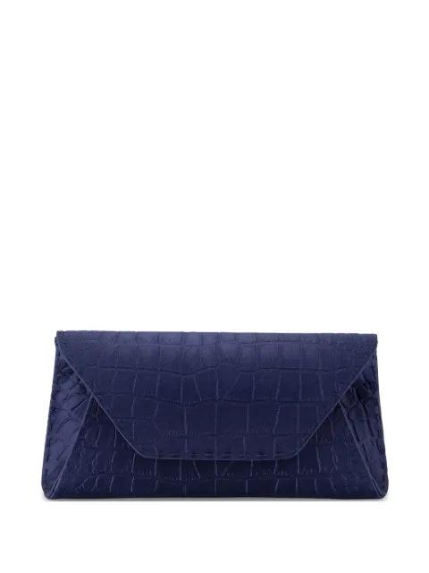 small Eloise crocodile-effect clutch bag by TYLER ELLIS