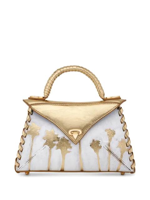 small LJ hand-painted whipstitch tote bag by TYLER ELLIS