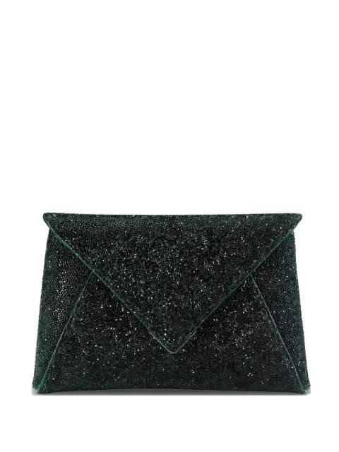 small Lee Pouchet crystal-embellishment clutch bag by TYLER ELLIS