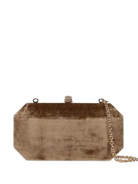 small Perry crushed texture clutch bag by TYLER ELLIS