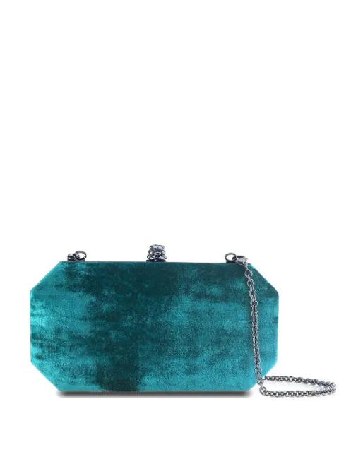 small Perry crushed-texture clutch bag by TYLER ELLIS