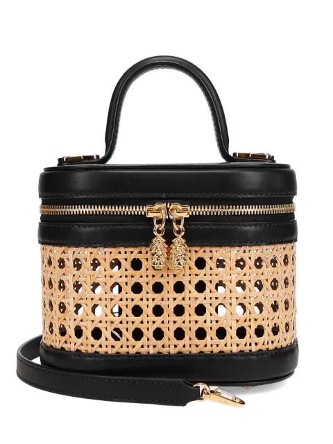 small Victoria wicker tote bag by TYLER ELLIS