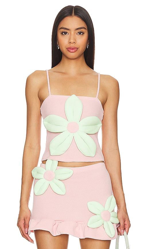 Tyler McGillivary Daisy Top in Rose by TYLER MCGILLIVARY