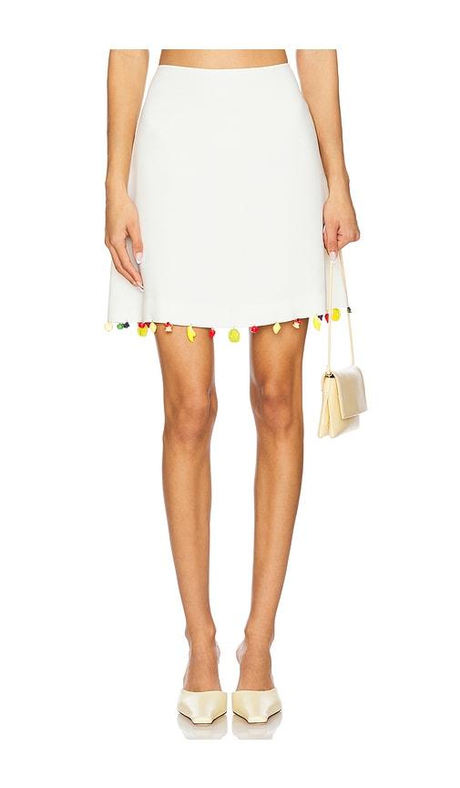 Tyler McGillivary Mira Skirt in White by TYLER MCGILLIVARY