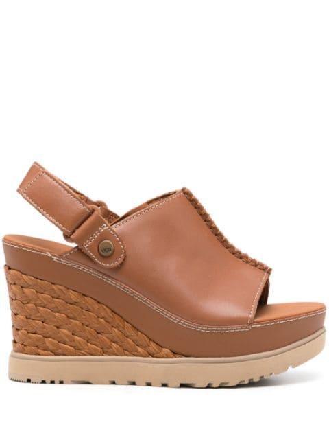 Abbot 100mm wedge espadrilles by UGG