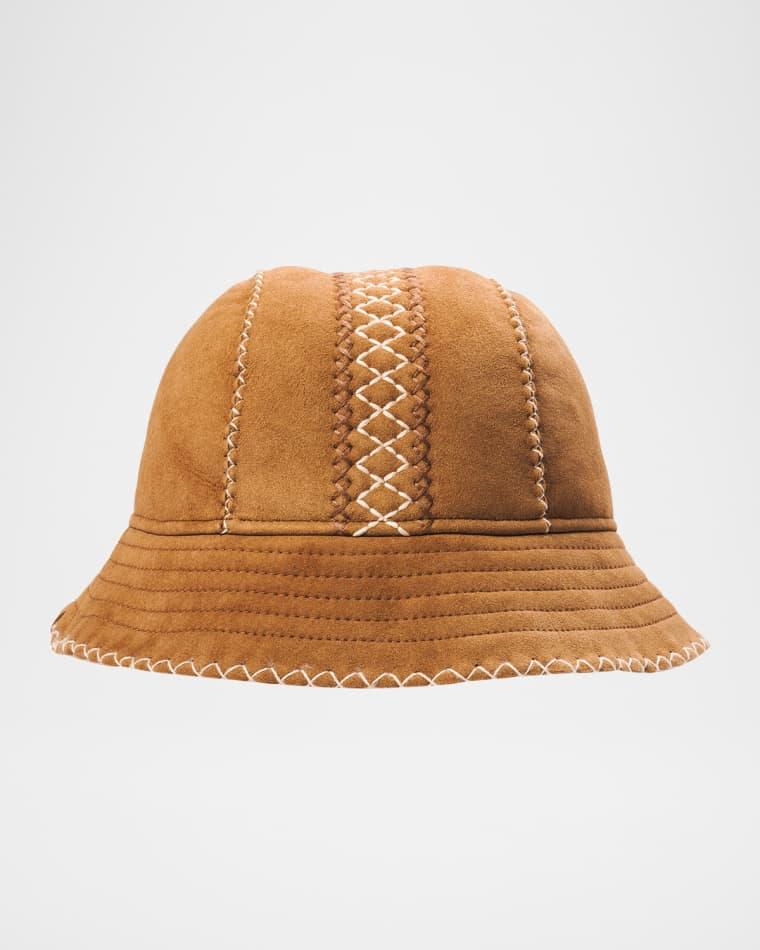Atherson Embroidered Shearling Hat by UGG