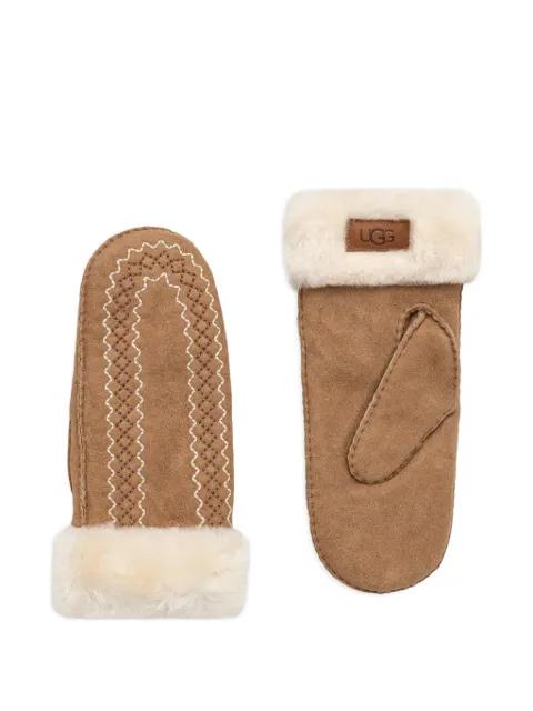 Atherson embroidered gloves by UGG
