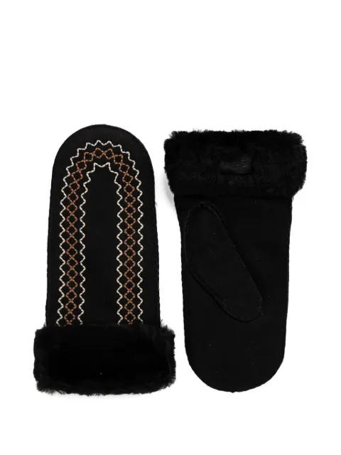 Atherson embroidered gloves by UGG