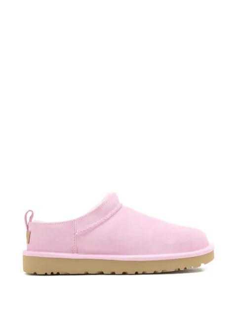 Classic Micro pink suede boots by UGG