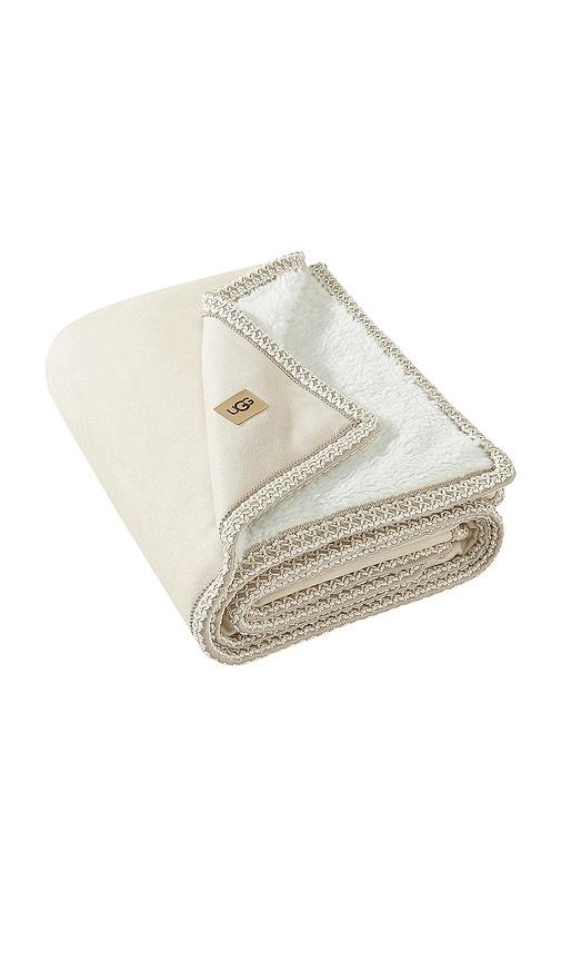 UGG Home Kirkwood UGGbraid Throw Blanket in Creme by UGG HOME
