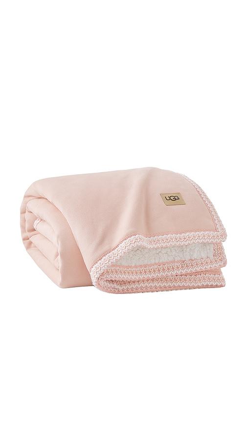 UGG Home Kirkwood Uggbraid Throw Blanket in Pink by UGG HOME