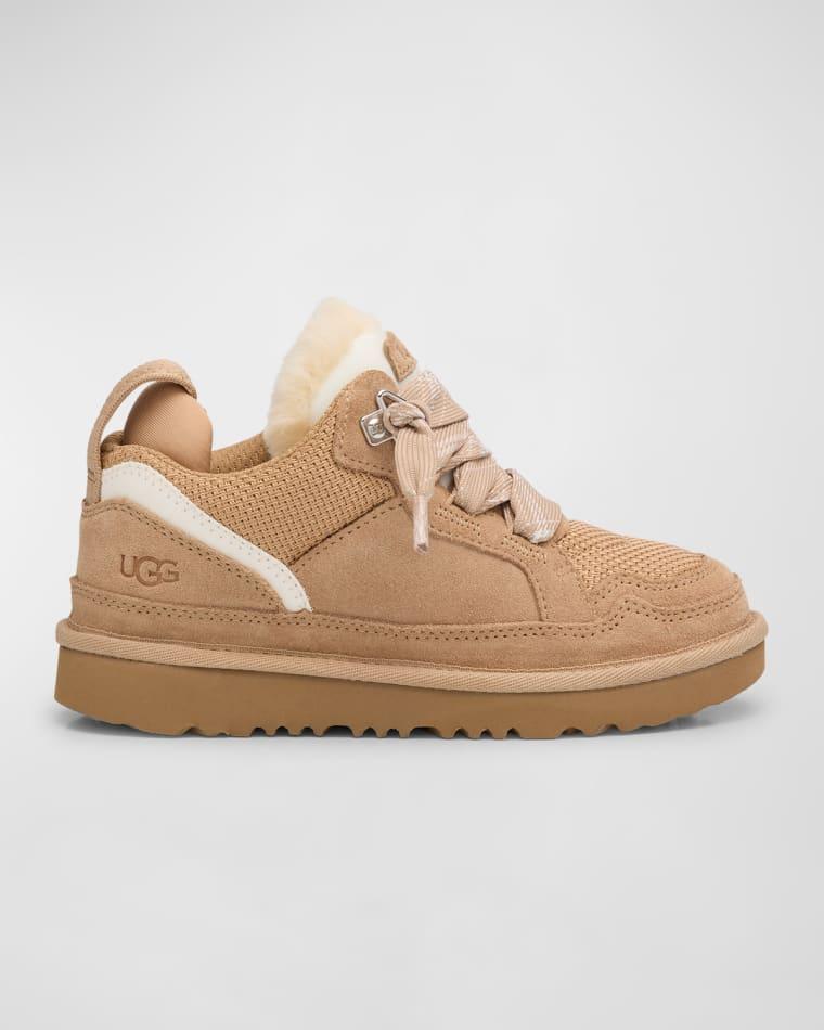 Kid's Lowmel Suede Lace-Up Sneakers by UGG