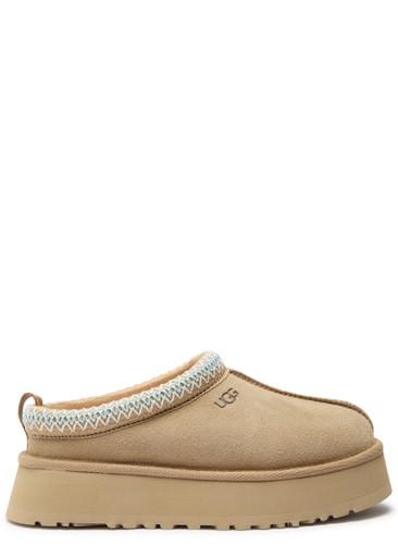 Tazz II suede platform mules by UGG