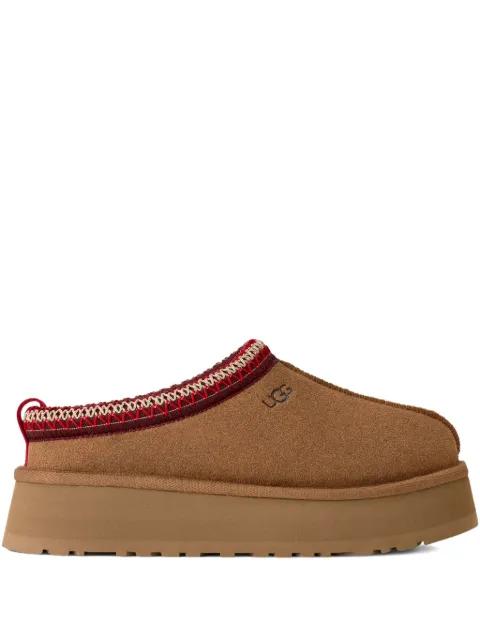 Tazz platform-sole embroidered slippers by UGG