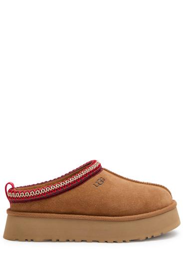 Tazz suede flatform slippers by UGG