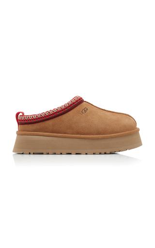 UGG - Tazz Suede Platform Slippers - Brown - - Moda Operandi by UGG