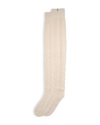 Zanika Thigh High Cable Knit Socks by UGG