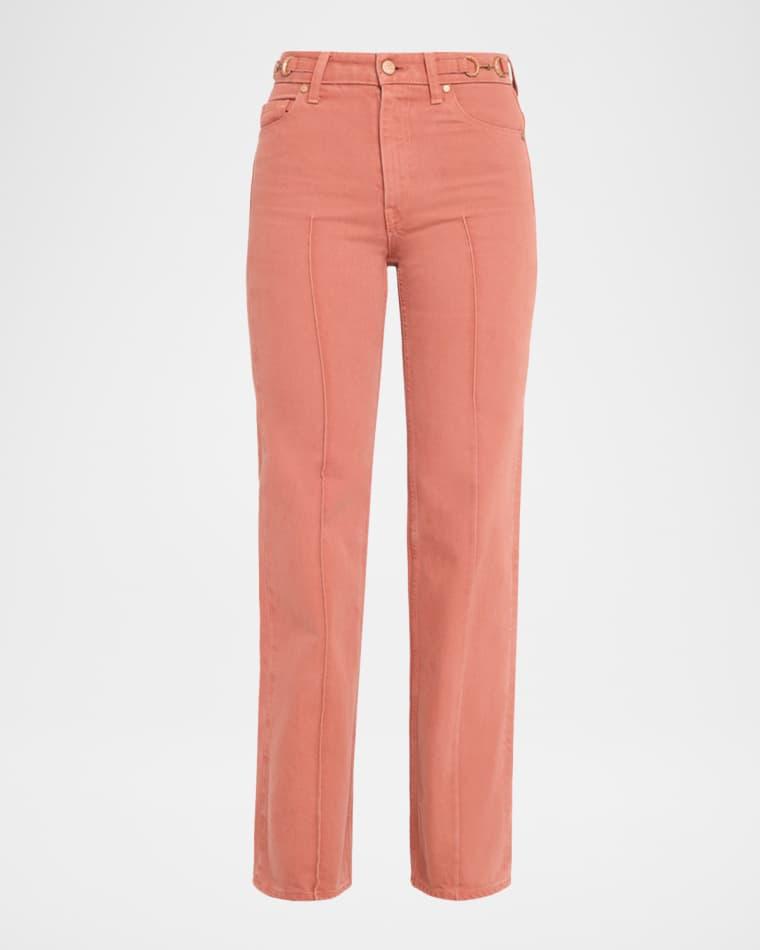 Agatha Pintuck Straight-Leg Jeans by ULLA JOHNSON